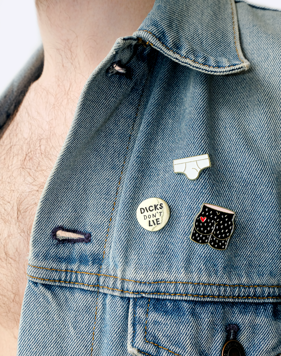 Dicks Don't Lie - Wholesale Lapel Pin/Button - Pin - Arty Farty5