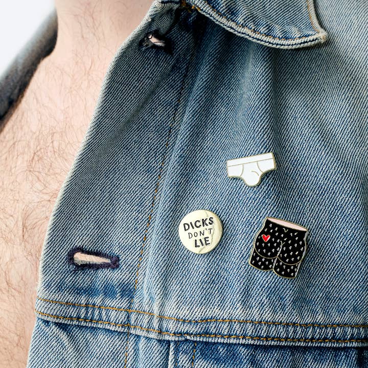 Dicks Don't Lie - Wholesale Lapel Pin/Button - Pin - Arty Farty5