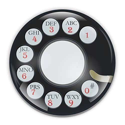 Old Fashion Rotary Phone Paperweight in Gift Box for wholesale by City Souvenirs