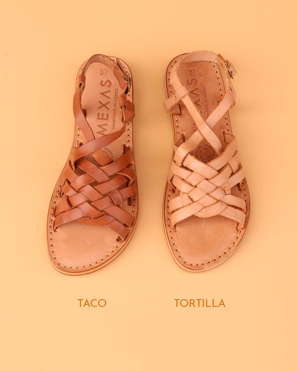 Mexas EU - Wholesale Sandals - Women's - TACO - Best selling brown leather sandal for summer2