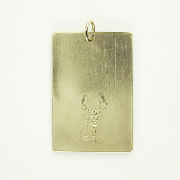 Lobster 1" x 1 1/2" hanglamp 8B messing voor wholesale door David Stepan