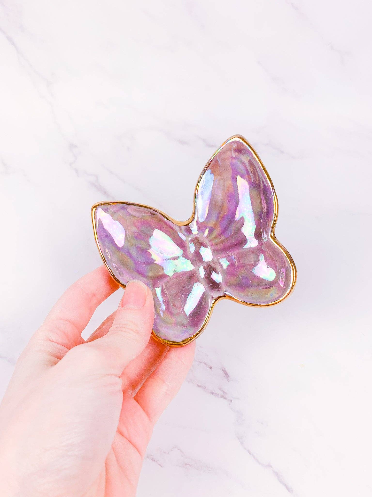 Peachpot Ceramics – wholesale Jewellery dish – Porcelain Butterfly Dishes8