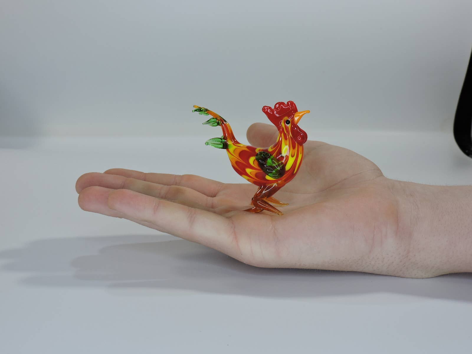 Gift Gallery Glass - Wholesale Decorative Figurine - Handmade Glass Rooster Buddy0