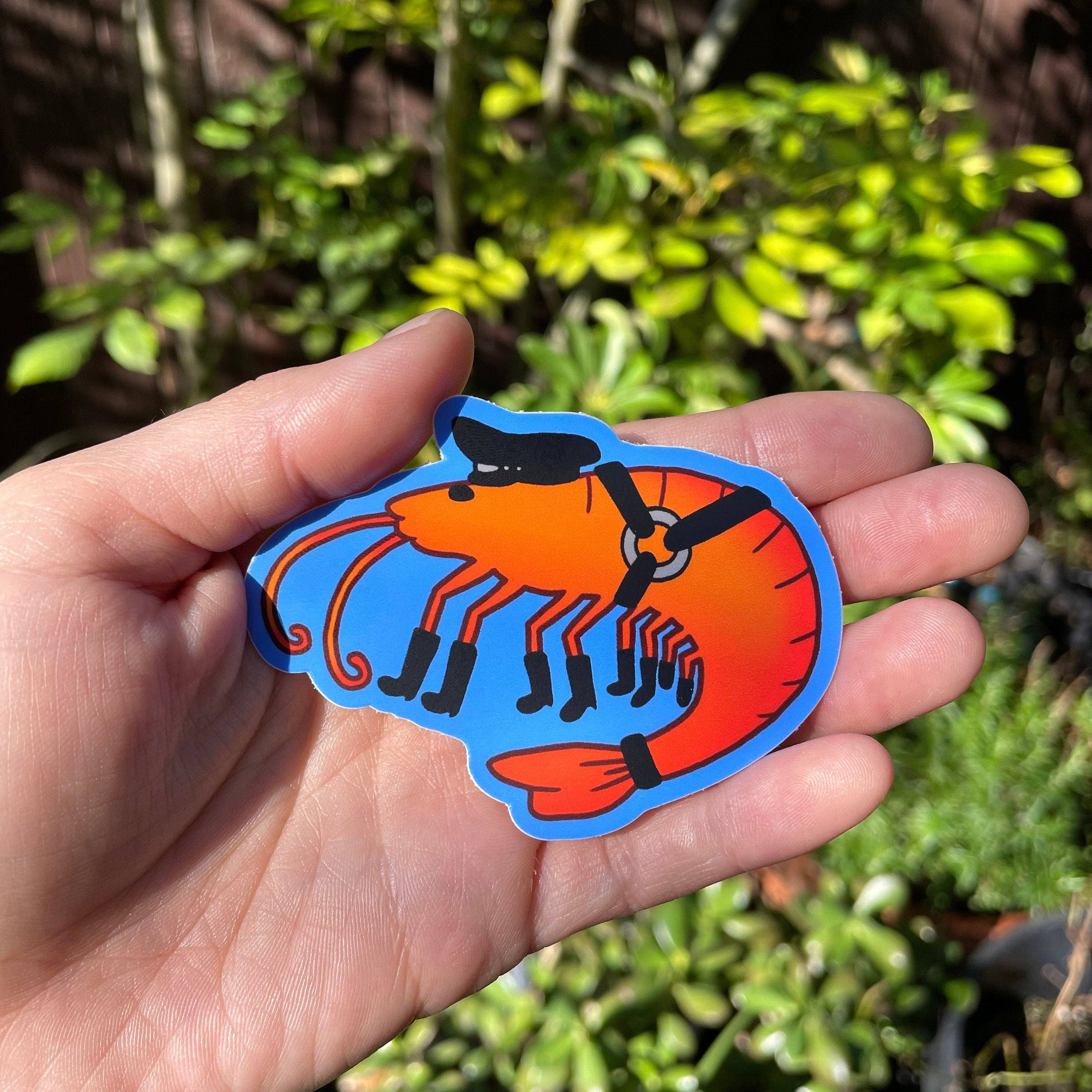 Tamiko Sidore Studio – wholesale Sticker – Shrimp Daddy Vinyl Sticker2