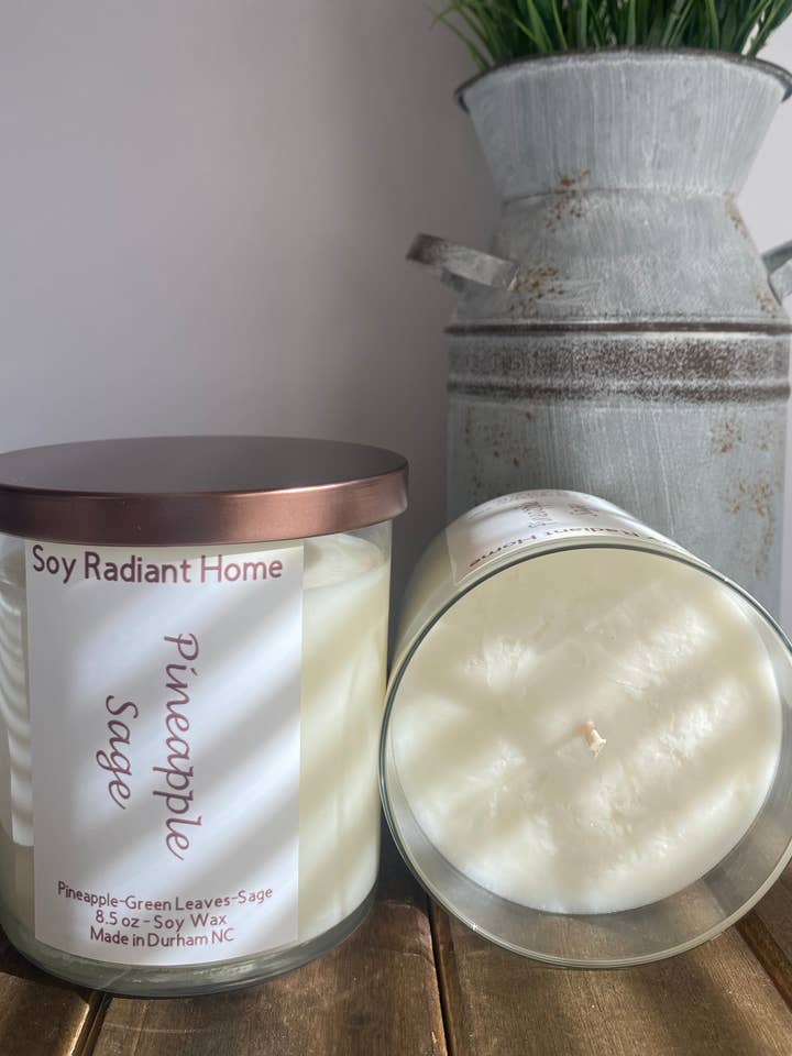 Pineapple & Sage for wholesale by Soy Radiant Home