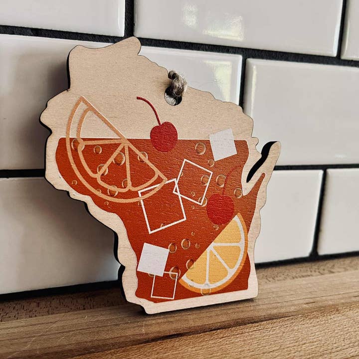 The Farmer's Wife - Wholesale Ornament - Wisconsin Old Fashioned Ornament – Farmhouse Christmas Decor2