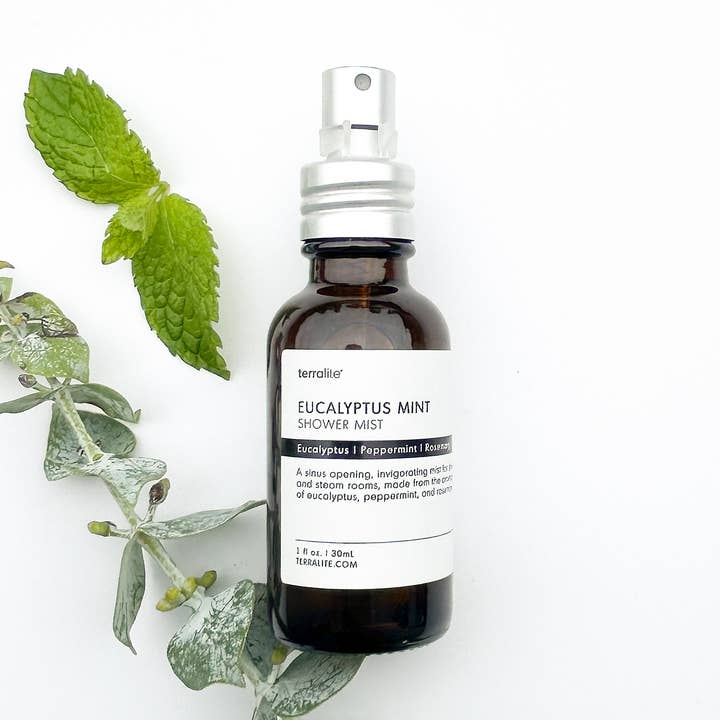 Nebulizzatore per doccia alla menta eucalipto per la vendita all'ingrosso da parte di Terralite