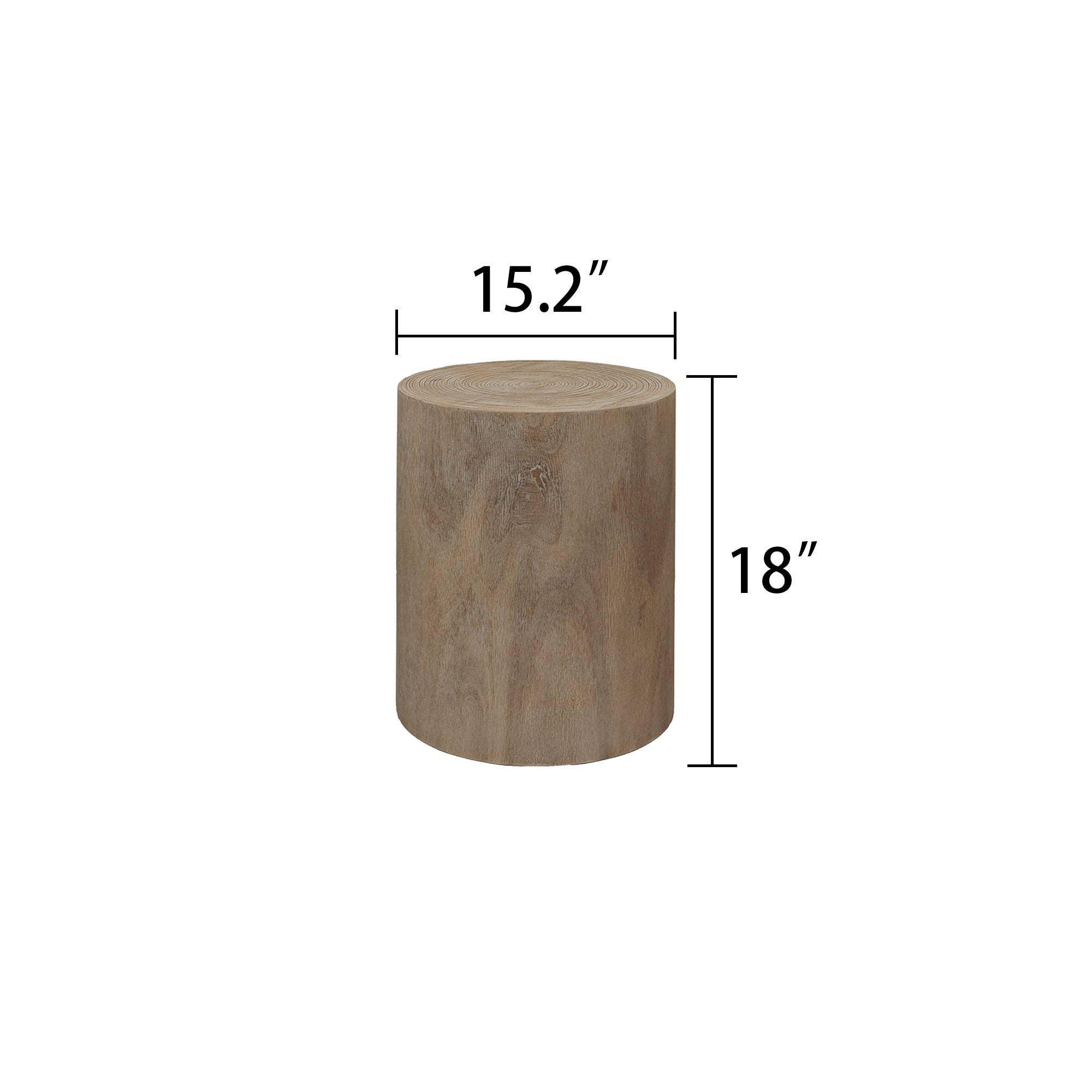 39F Inc. - Wholesale Coffee Table - Set of 3 Whitewashed Wood Coffee & End Tables, Plant Stands9