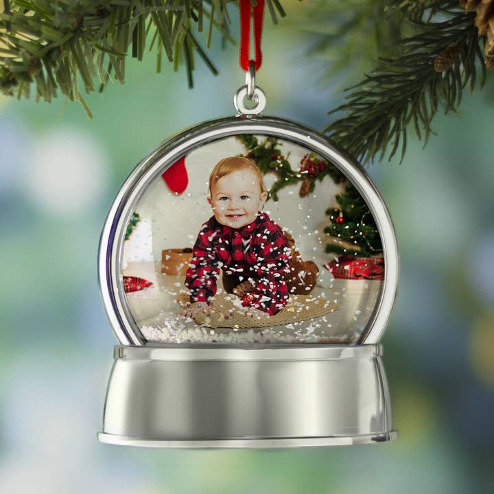 Magnetic Photo Snow Globe Ornament and other Purchase Wholesale globe ornaments. Free Returns & Net 60 Terms on Faire trending on Faire.