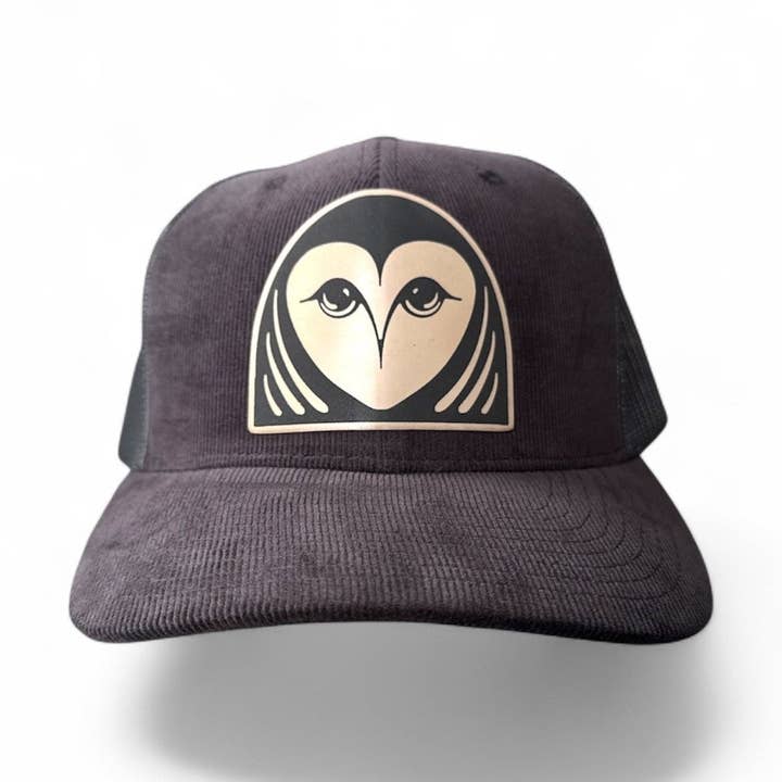 Wild Slice OWL Face Trucker Hat for wholesale by Wild Slice Designs