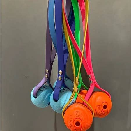 TUGS DE WOUFS EN FOLIE - Wholesale Pet Fetch Ball - Dog - Biothane tug and Chuck It ball