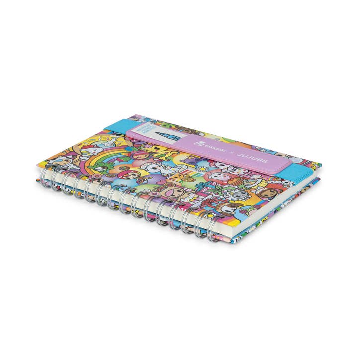 JuJuBe - Wholesale Notebook - Oliver Notebook with Pen Pocket toki 20th Anniversary5