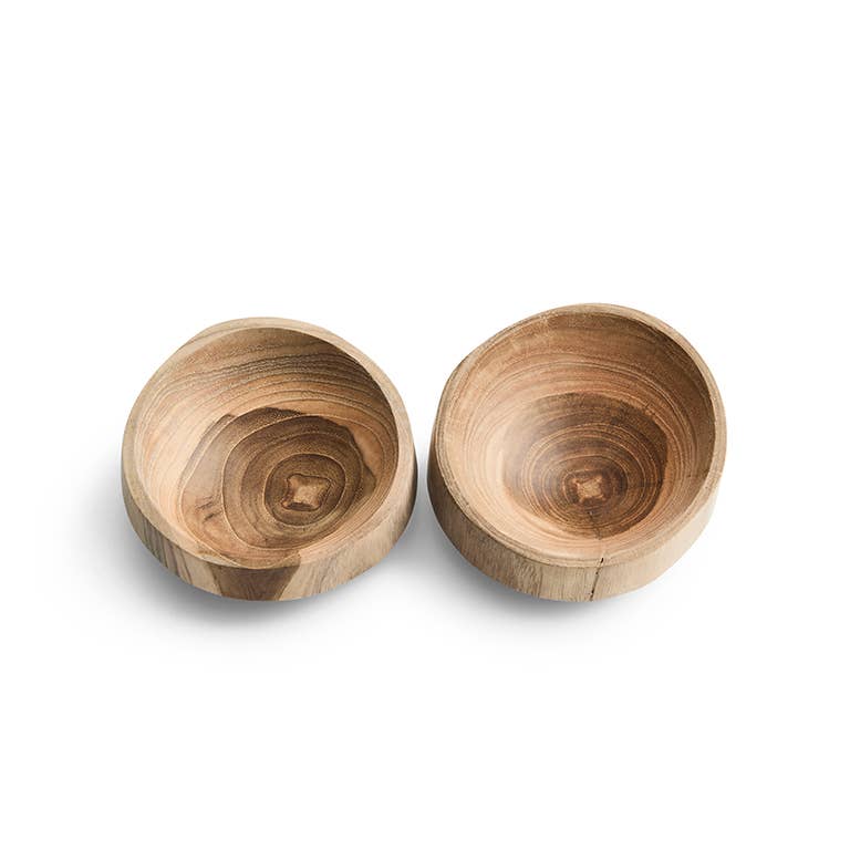 ByBazz - Wholesale Decorative Plate/Dish/Bowl - Schaaltje Hout Ubud0