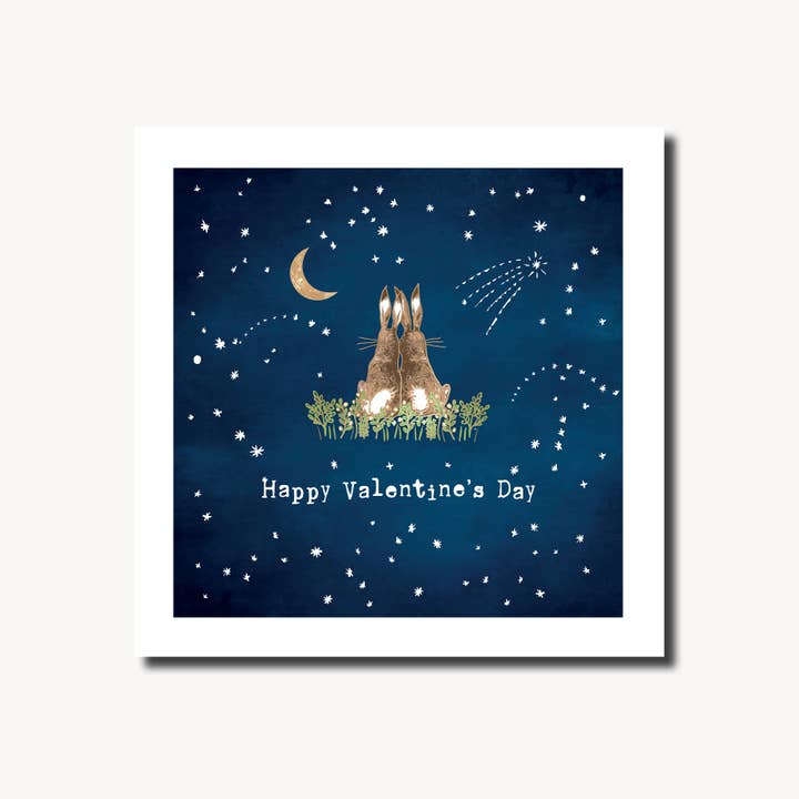 Valentines Hares | Valentines Card for wholesale by Marina B