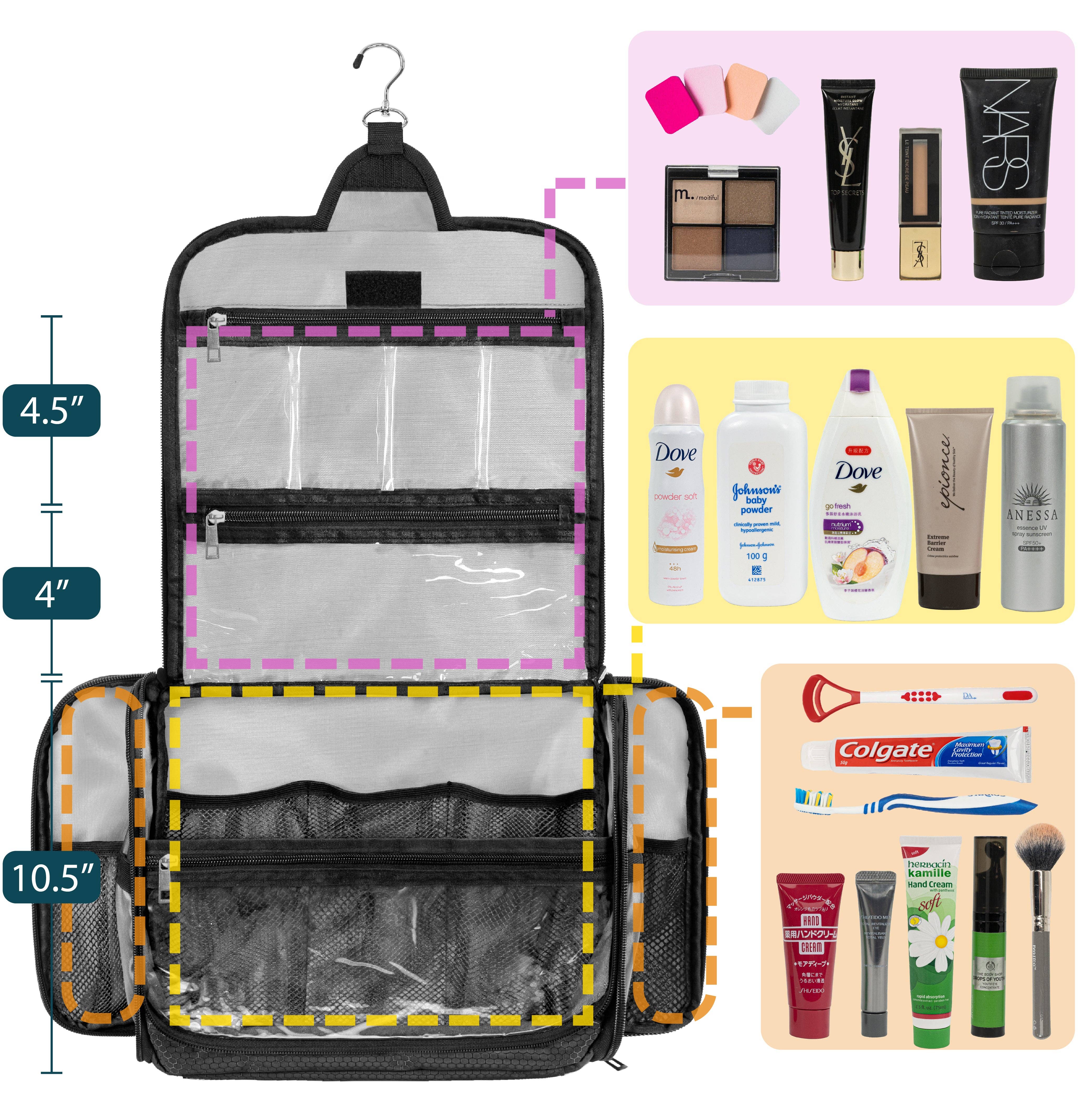 Pavilia – wholesale Toiletry bag – Unisex – Classic Hanging Toiletry Organizer Bag16