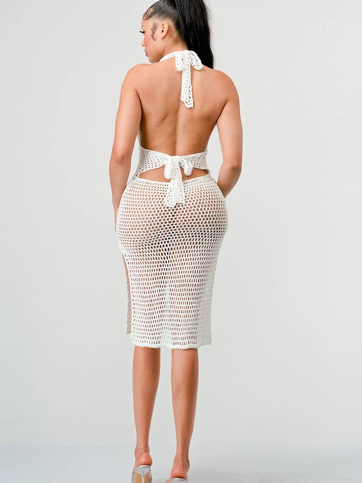 JLS1081 - Couvre-maillot de bain en crochet pour la vente par LOVING STORY (DBA: PRIMI)