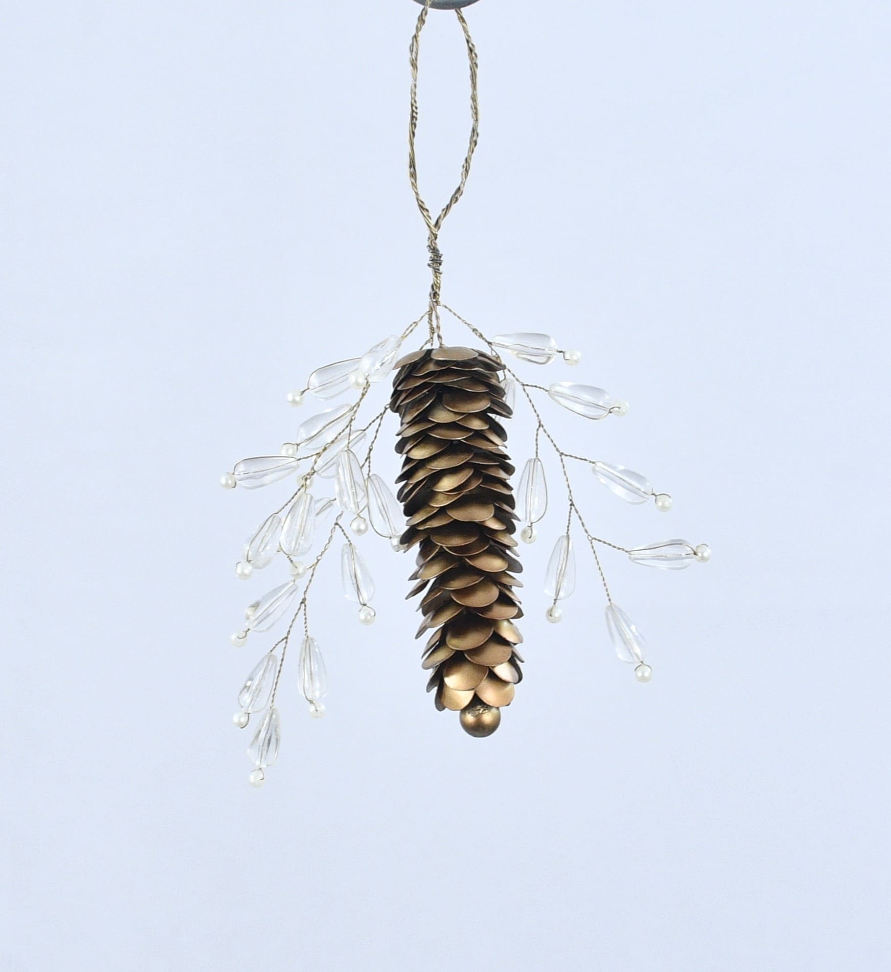 Lila Rasa - Wholesale Ornament -  Pinecone Hanging Ornament1