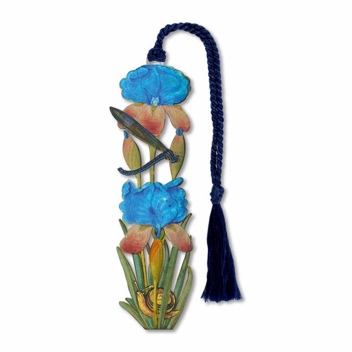 Libellule & Escargot Marque-page Médiéval en Métal, FABRIQUÉ aux USA pour la vente par David Howell and Company