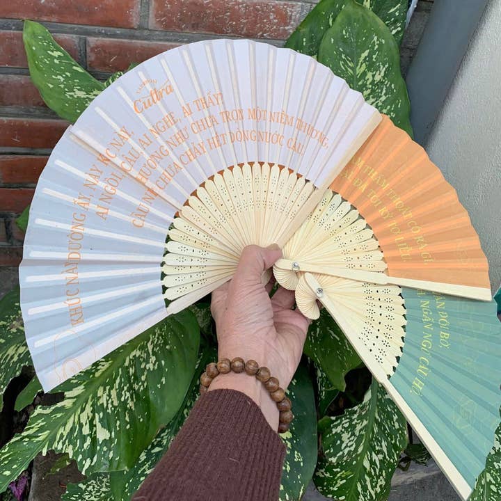 Tonkin Handicraft - Wholesale Party/Paper Folding Fan - Customized Wedding Paper Folding Fan 17