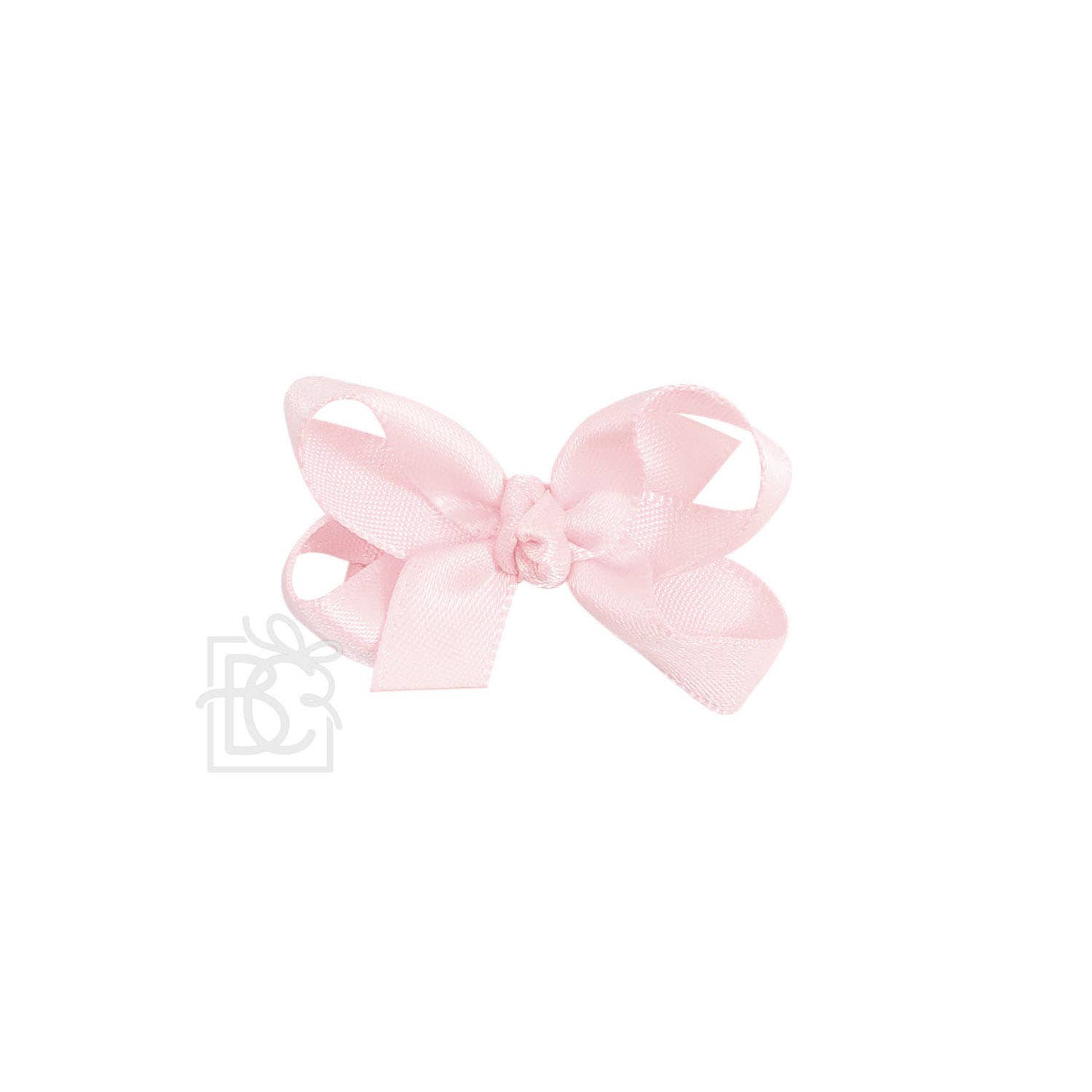 Beyond Creations, LLC - Wholesale Hair Bow - Kids - SATIN BOW ON CLIP10