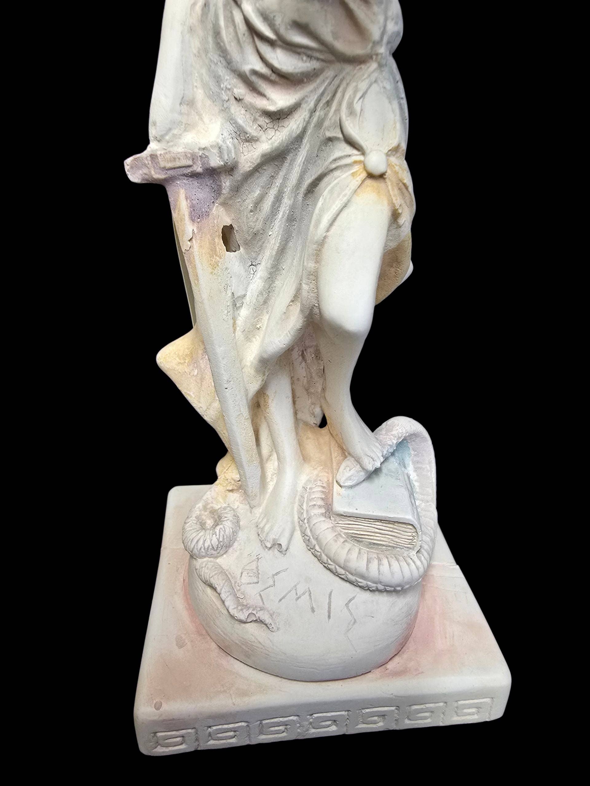 2 Greeks Inc - Wholesale Decorative Figurine - Handcrafted Alabaster Statue of Lady Justice (Themis)4