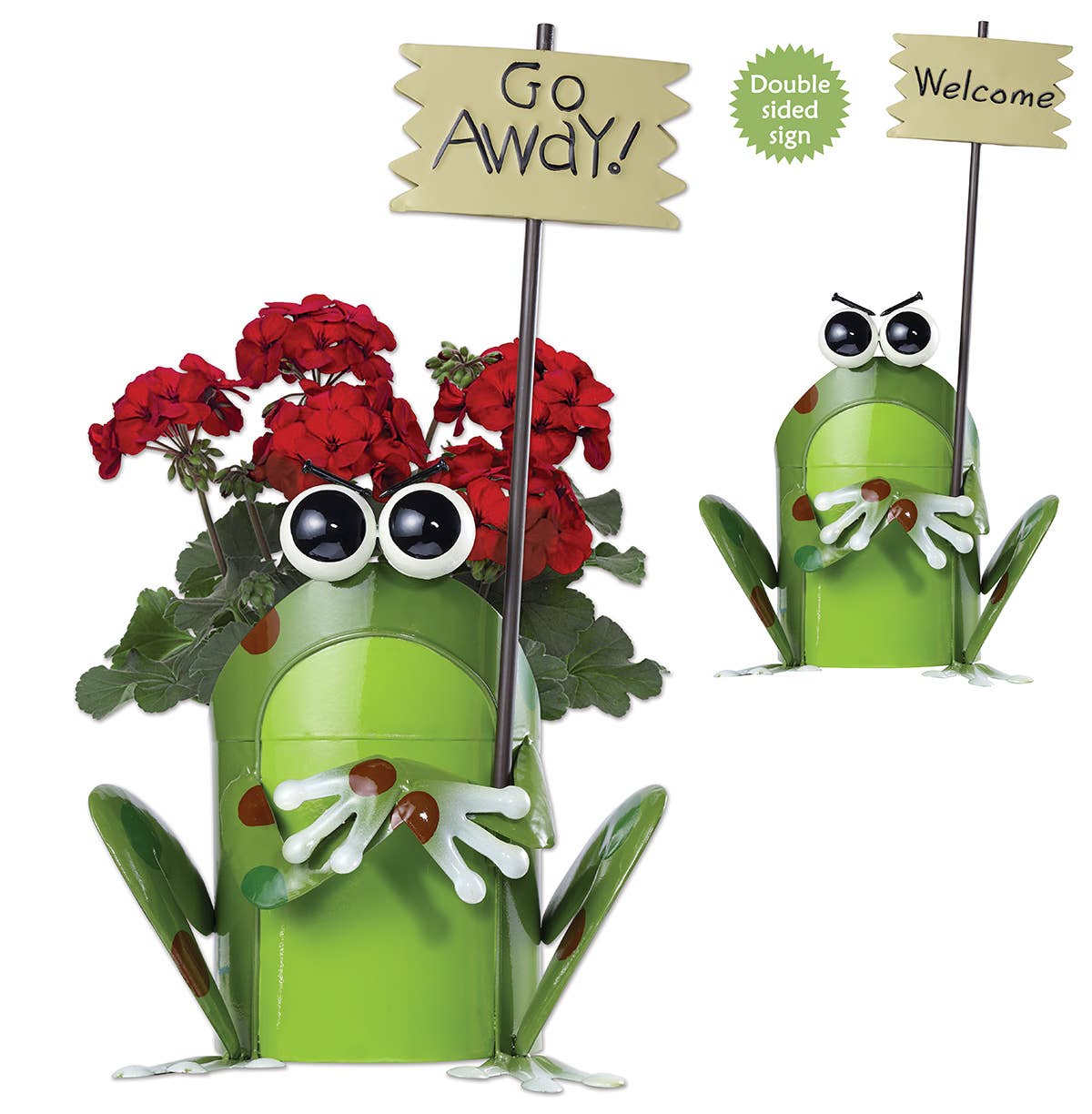 Sunset Vista Designs - Vente Pot - Get Happy Frog Planter4