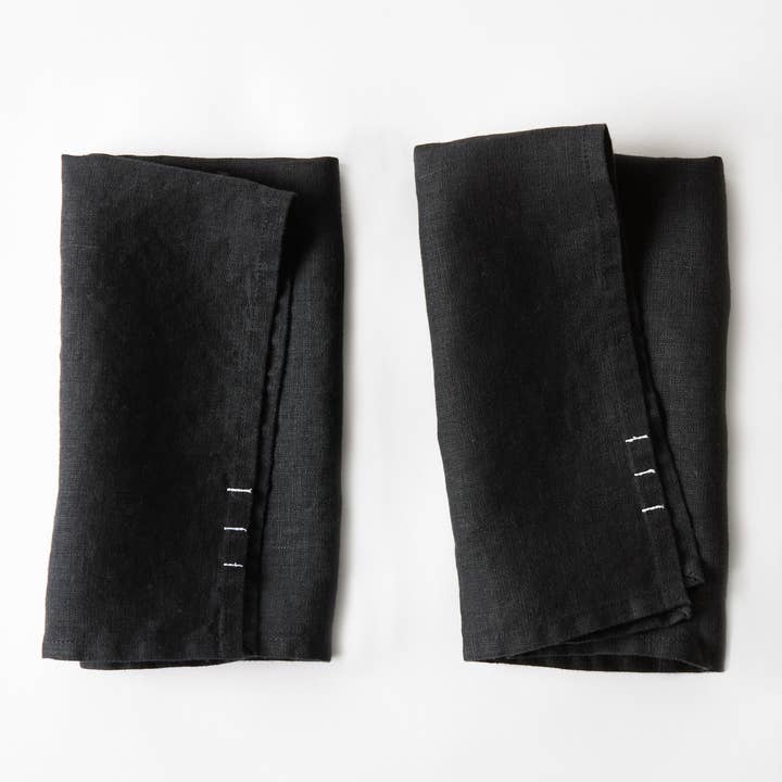 Black Linen Napkins - Set of 2 and other Purchase Wholesale black linen napkins. Free Returns & Net 60 Terms on Faire trending on Faire.