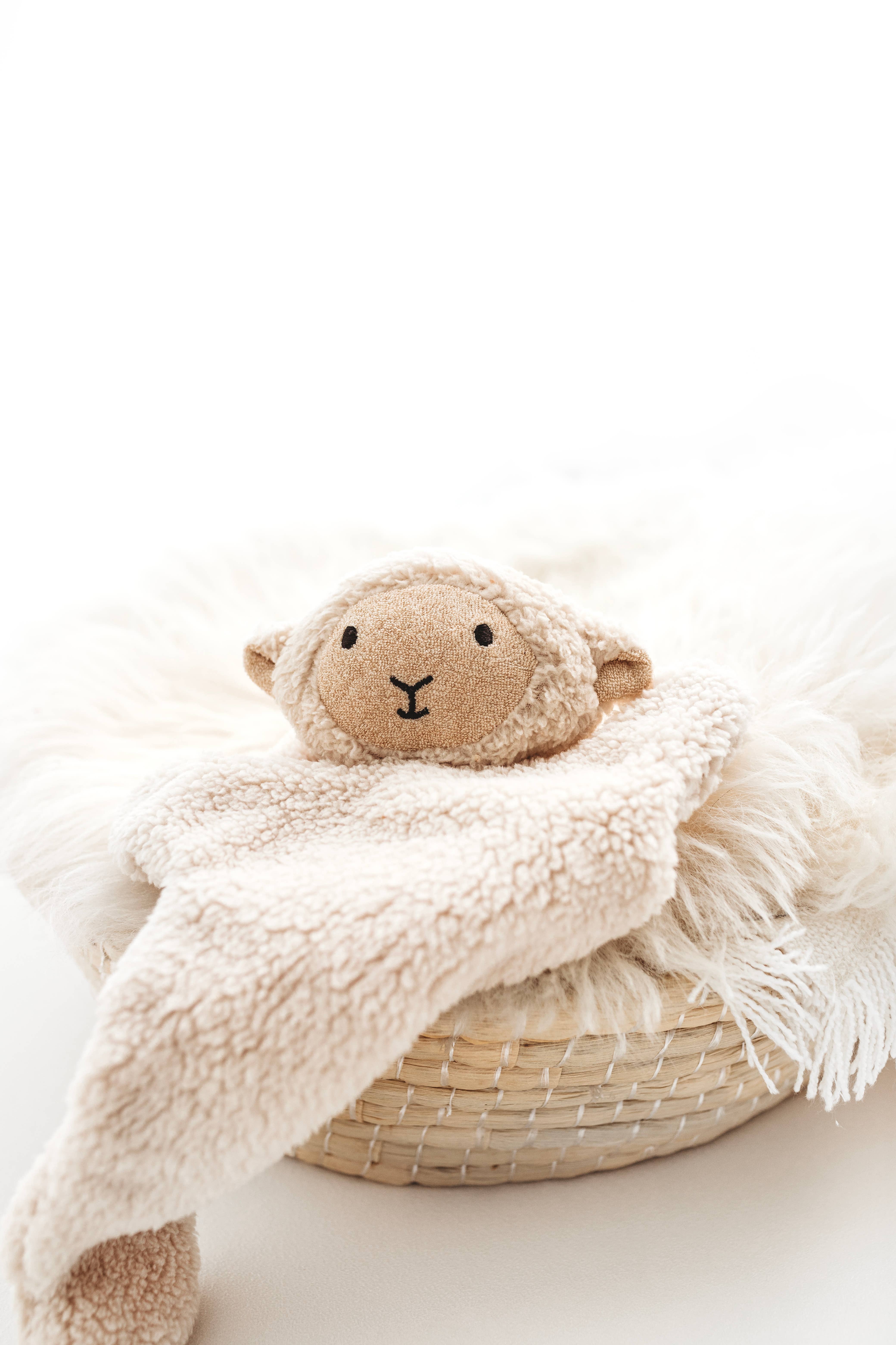 DesignsbyalittlebitofHope - Wholesale Stuffed/Plush Toy - Kids & Baby - Cream sheep snuggle bear 1