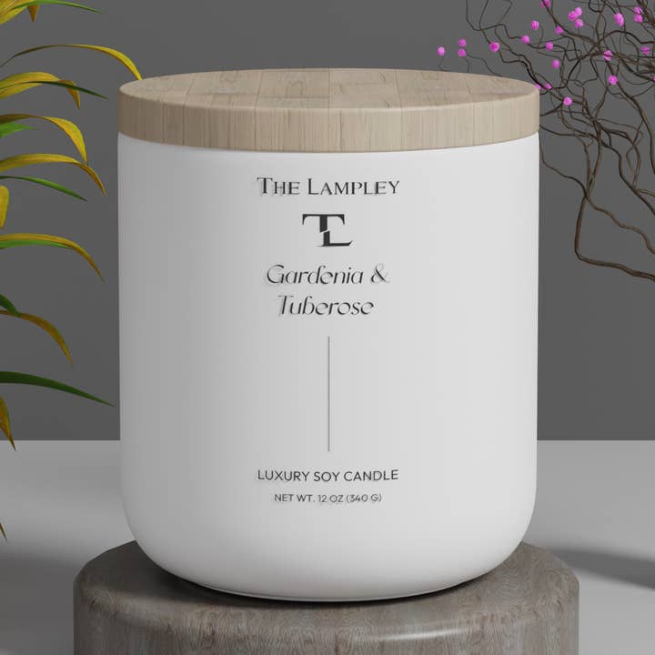 Candela Gardenia & Tuberose per la vendita all'ingrosso da parte di The Lampley