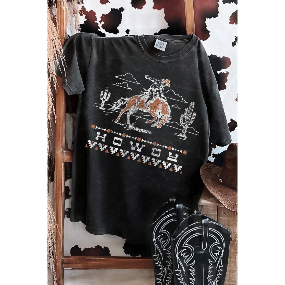 HRTandLUV - Wholesale T-Shirt (Graphic) - Women's - HOWDY MINERAL GRAPHIC TEE3
