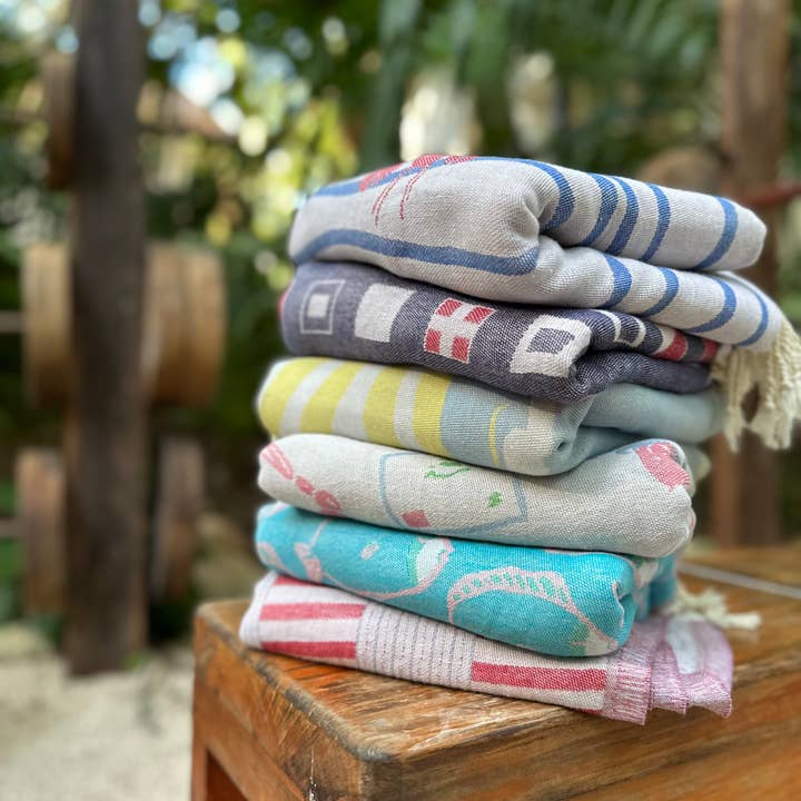 Ramus & Co. - Wholesale Beach Towel - Beach Day Turkish Beach Towel