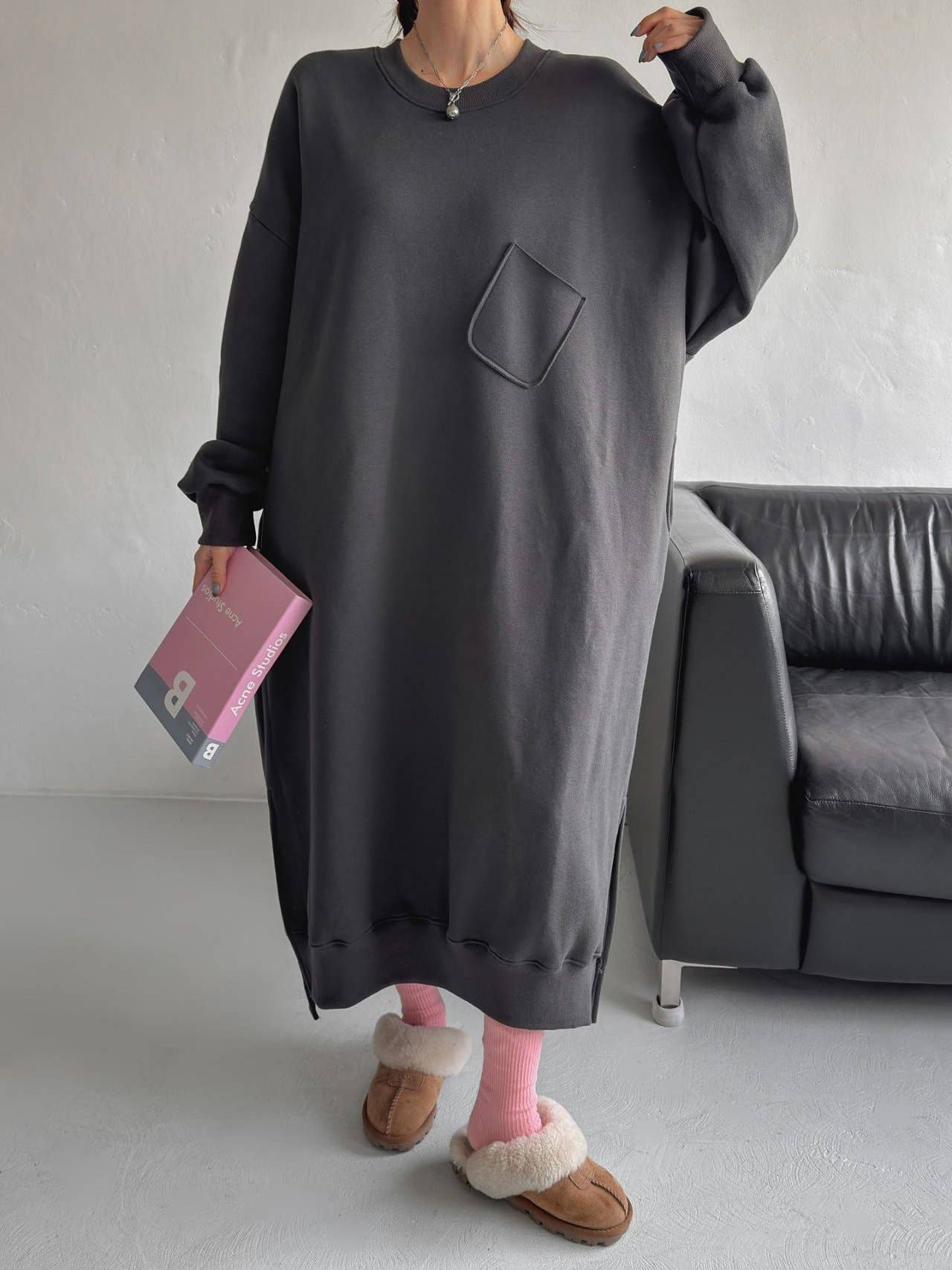 Little Light - Wholesale Dress - Women's - Cozy Long Fleece Ops — Made in Korea9