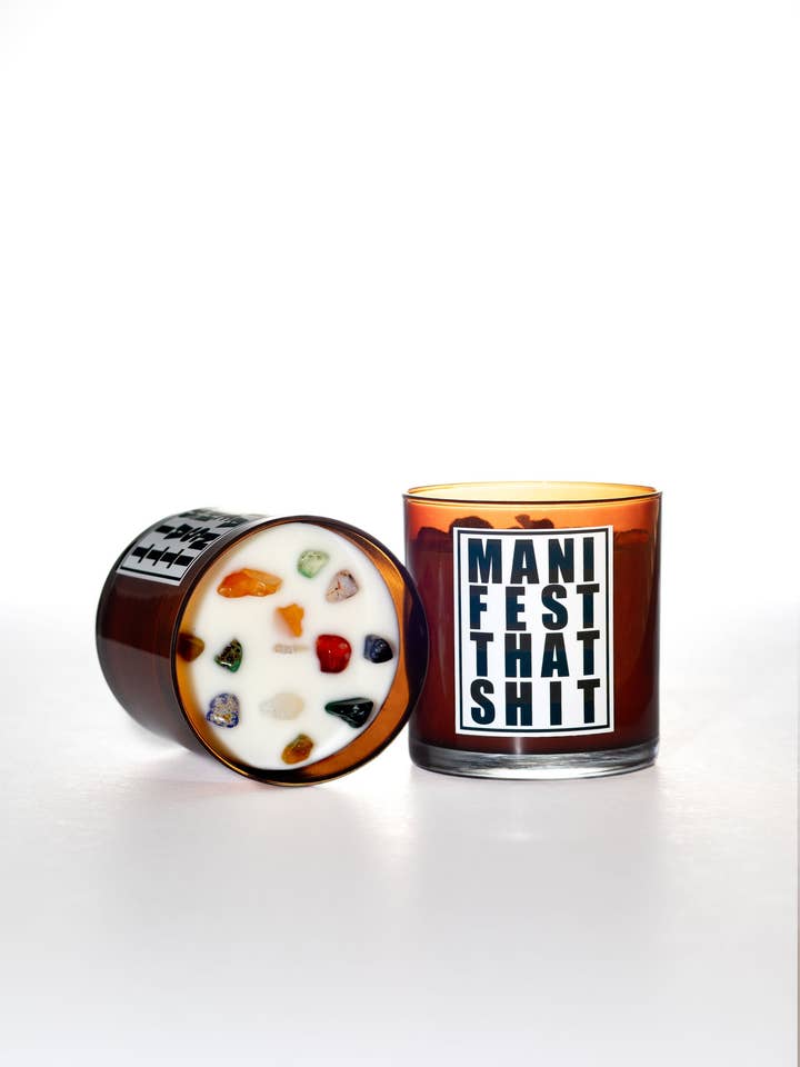 Bougie Manifest that Shit pour la vente par Splendid Alchemy