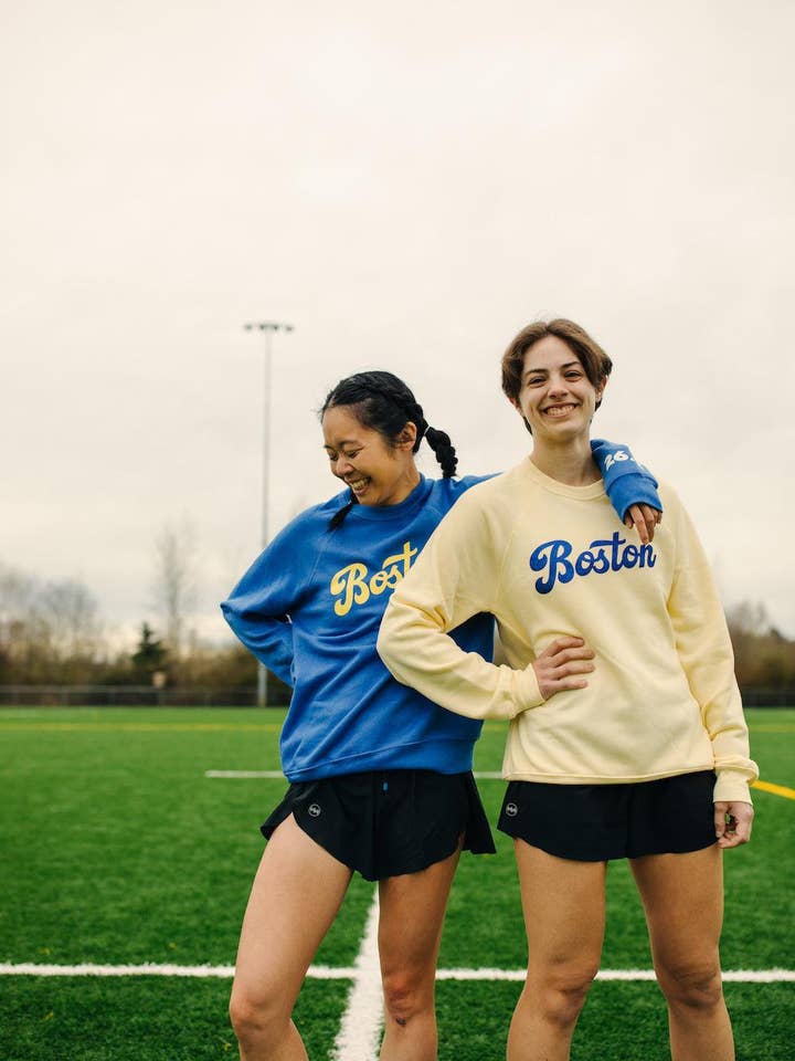 Boston Sweatshirt for wholesale by Sarah Marie Running Co