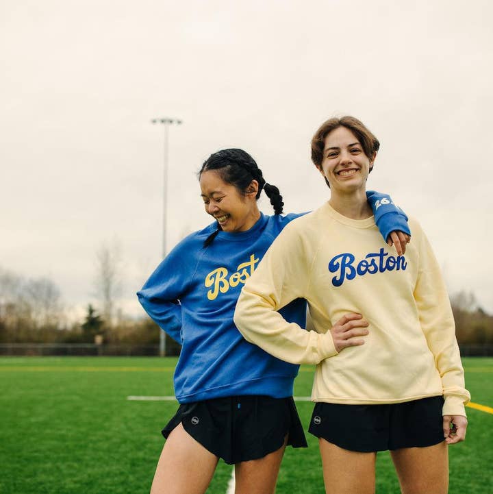 Yellow Boston Sweatshirt for wholesale on Faire1