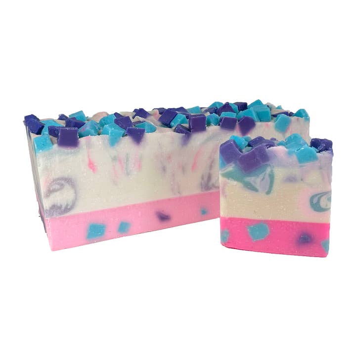 Unicorn Artisan Soap Loaf for wholesale by The Soap Guy