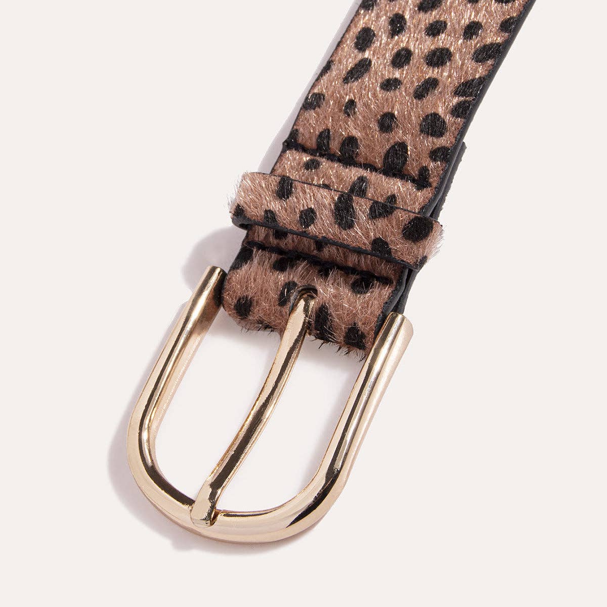 Dipped Shop – Engroshandel Bælte - Dame – Leopard Print Punk Vintage Bælte DPWB03067