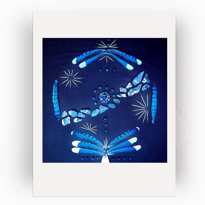 Nature / Flower Mandala Card :: Dance for wholesale by Nature Mandala Art