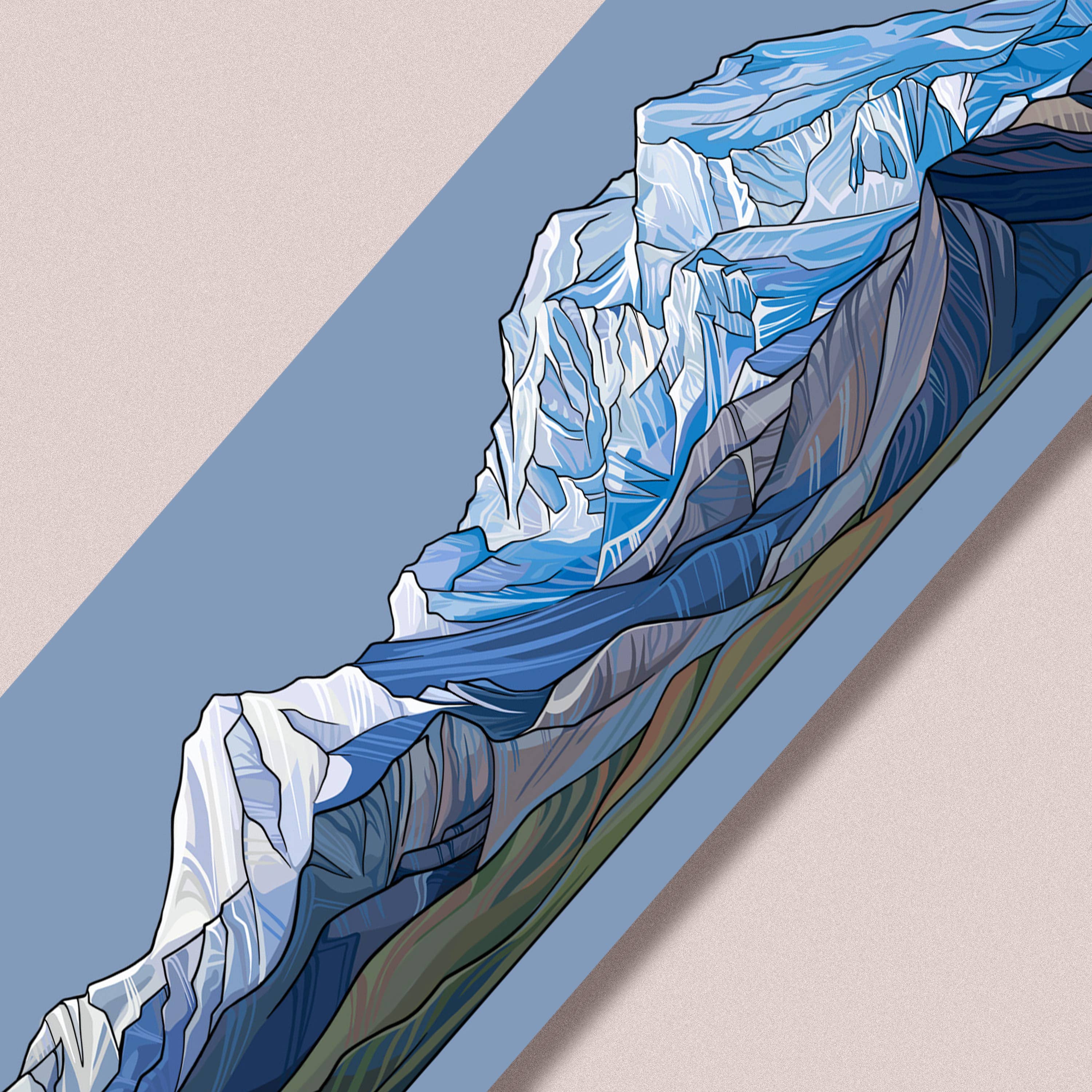 Hydrascape Stickers - Wholesale Sticker - Denali National Park Miniscape Sticker1