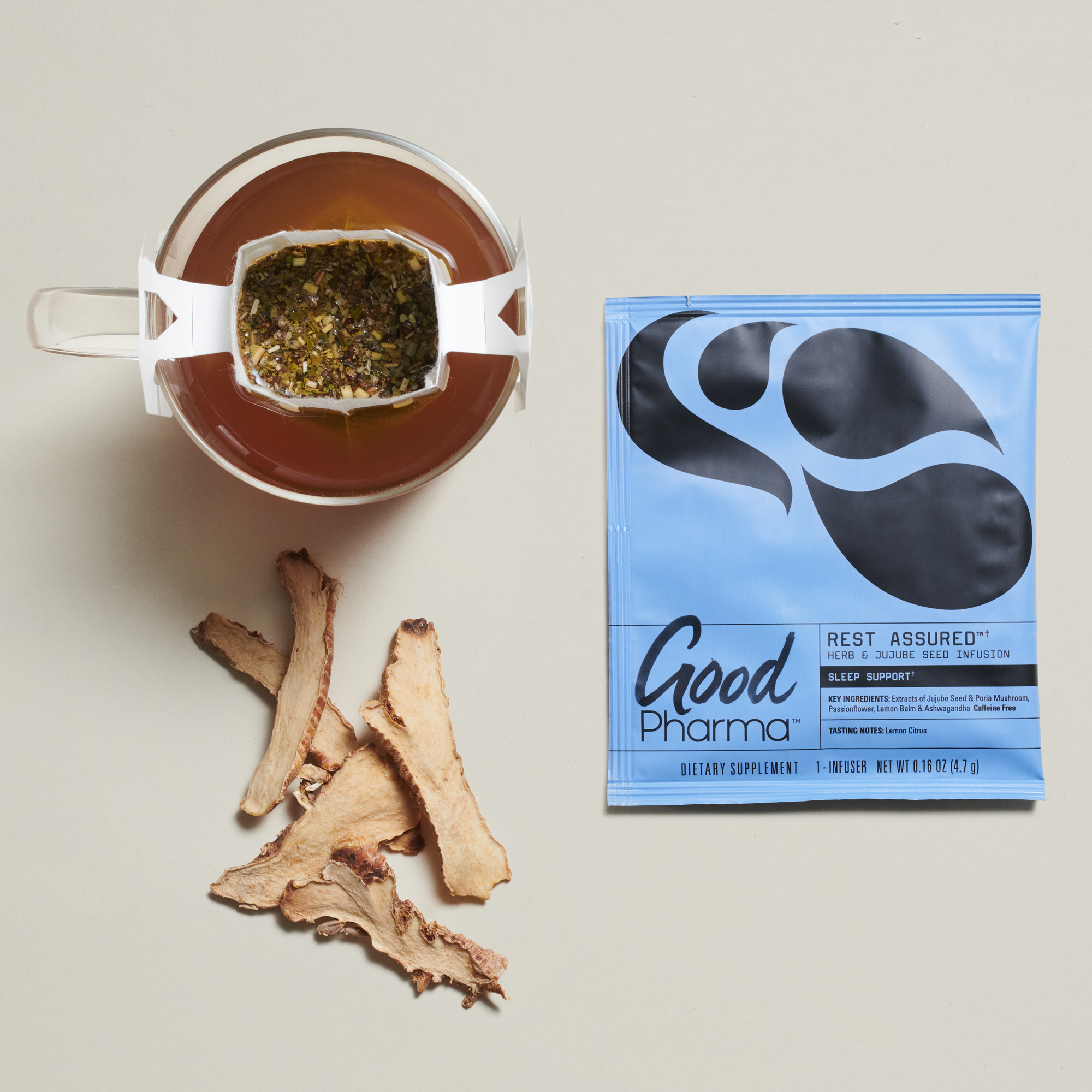 Good Pharma - Wholesale Health/Detox Tea - Rest Assured - Herb + Jujube Seed Infusion2
