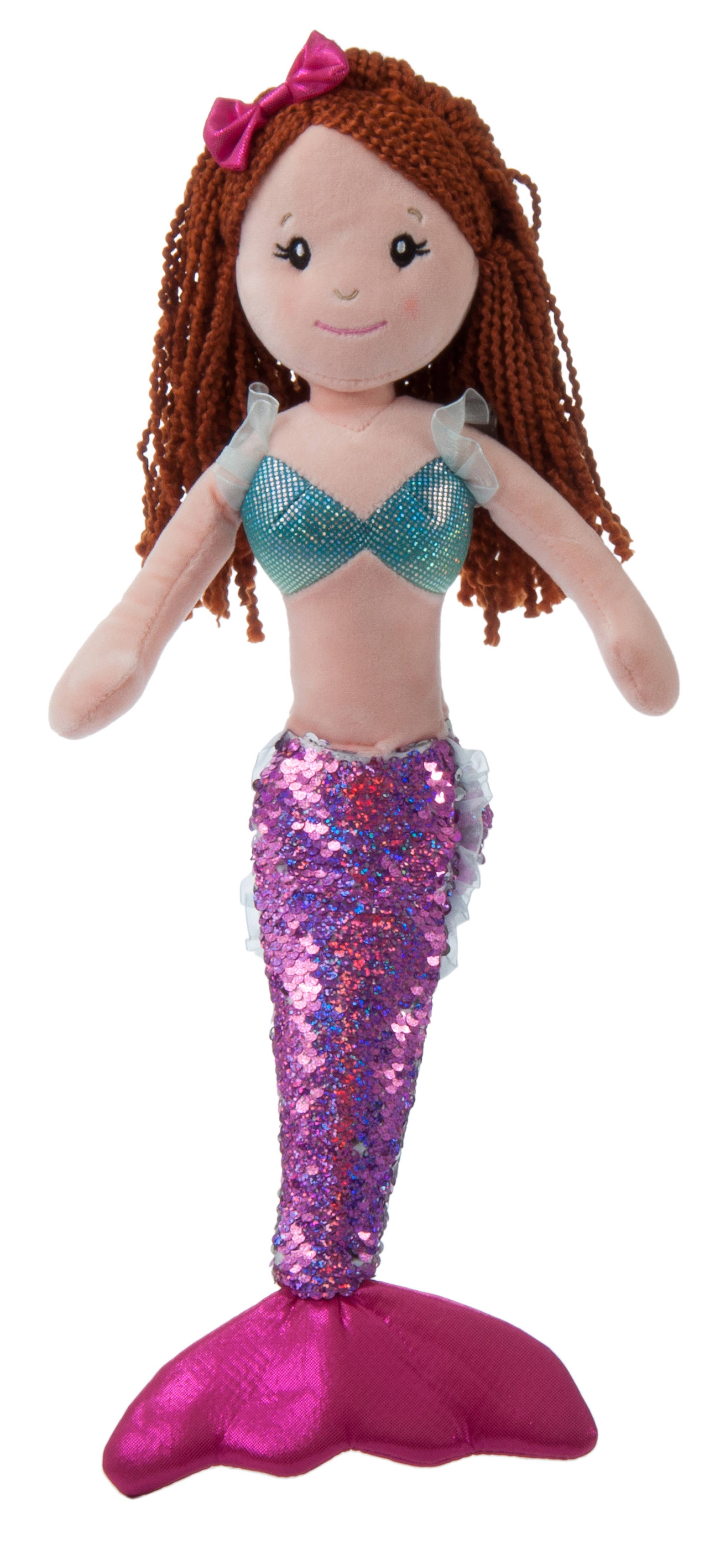 The Petting Zoo - Vente Poupée – enfant - Asset de sirène à paillettes de 45 cm3