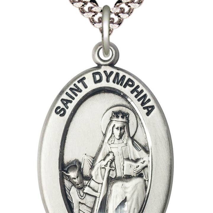 Tony’s Jewelry - Wholesale Pendant/Charm Necklace - Saint Dymphna Pendant0