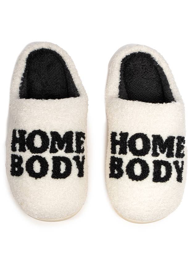 Living Royal - Wholesale Slippers - Unisex - Indoor / Outdoor Slippers - "Home Body" - White