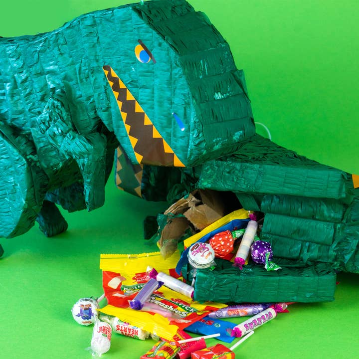Rinkit Ltd - Venta al por mayor Regalo para invitados - Piñata de dinosaurio de papa fax