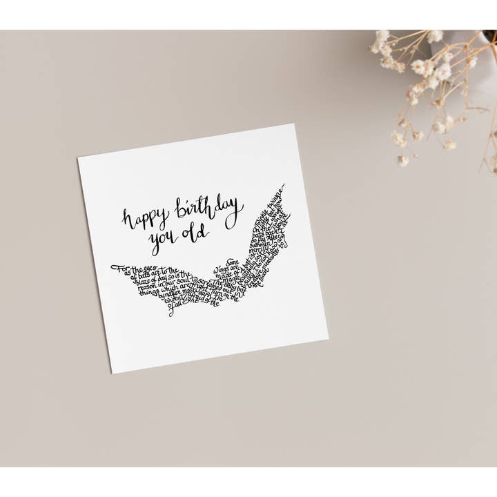 Grattis på födelsedagen du gamla fladdermuskort för wholesale av Nicole Elders