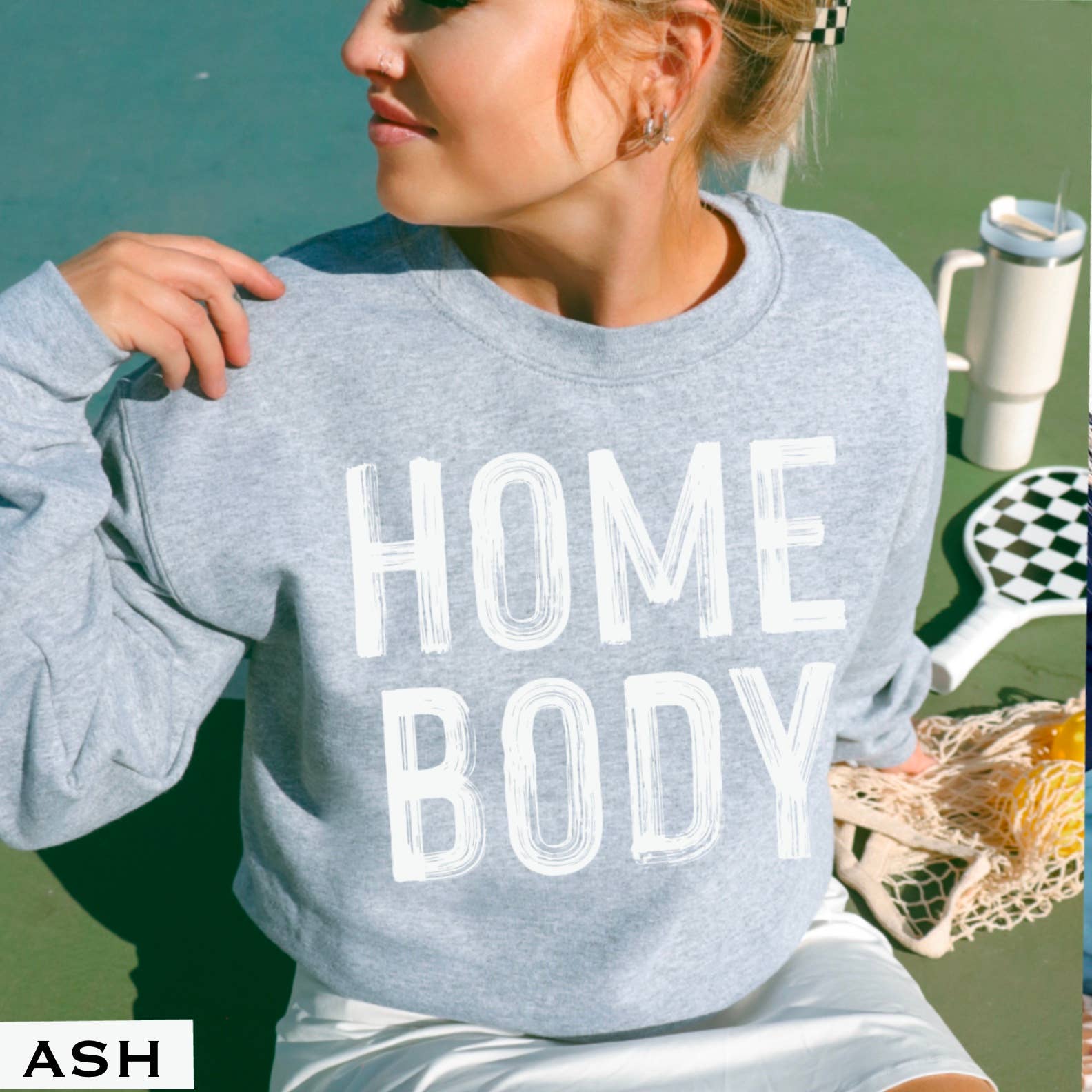 Shoppe SHC – Großhandel Sweatshirt mit Grafikdruck – Damen – Homebody Damen Grafik-Sweatshirt1