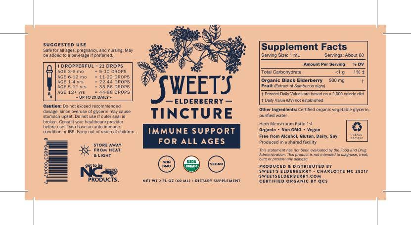 Sweet's Elderberry - Wholesale Tincture - Elderberry Tincture - 2 oz | Travel Wellness3