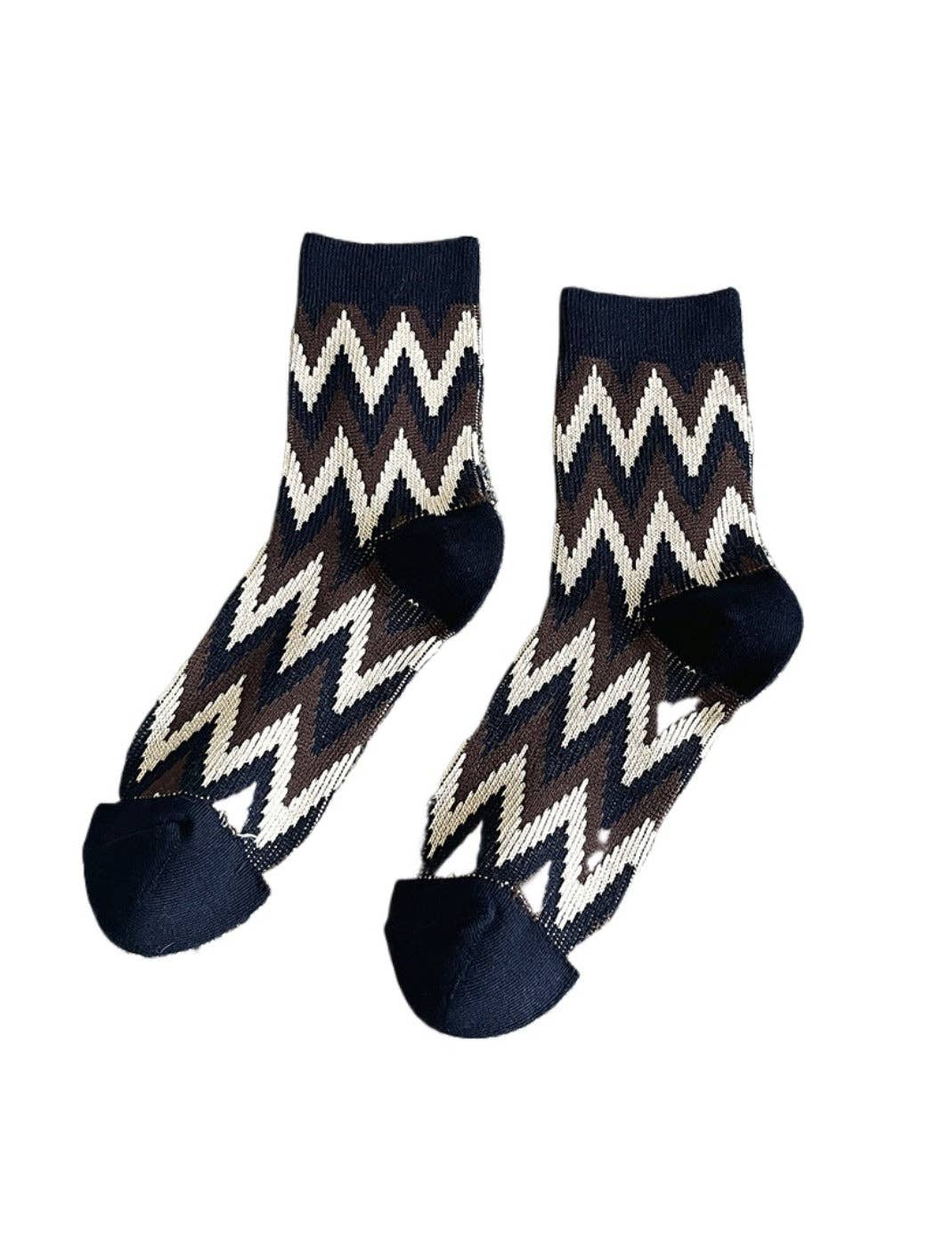 Funkyrel® Atzbranding Limited - Wholesale Socks - Women's - Rufia - Vintage Fashion Thick Mid-Calf Socks4