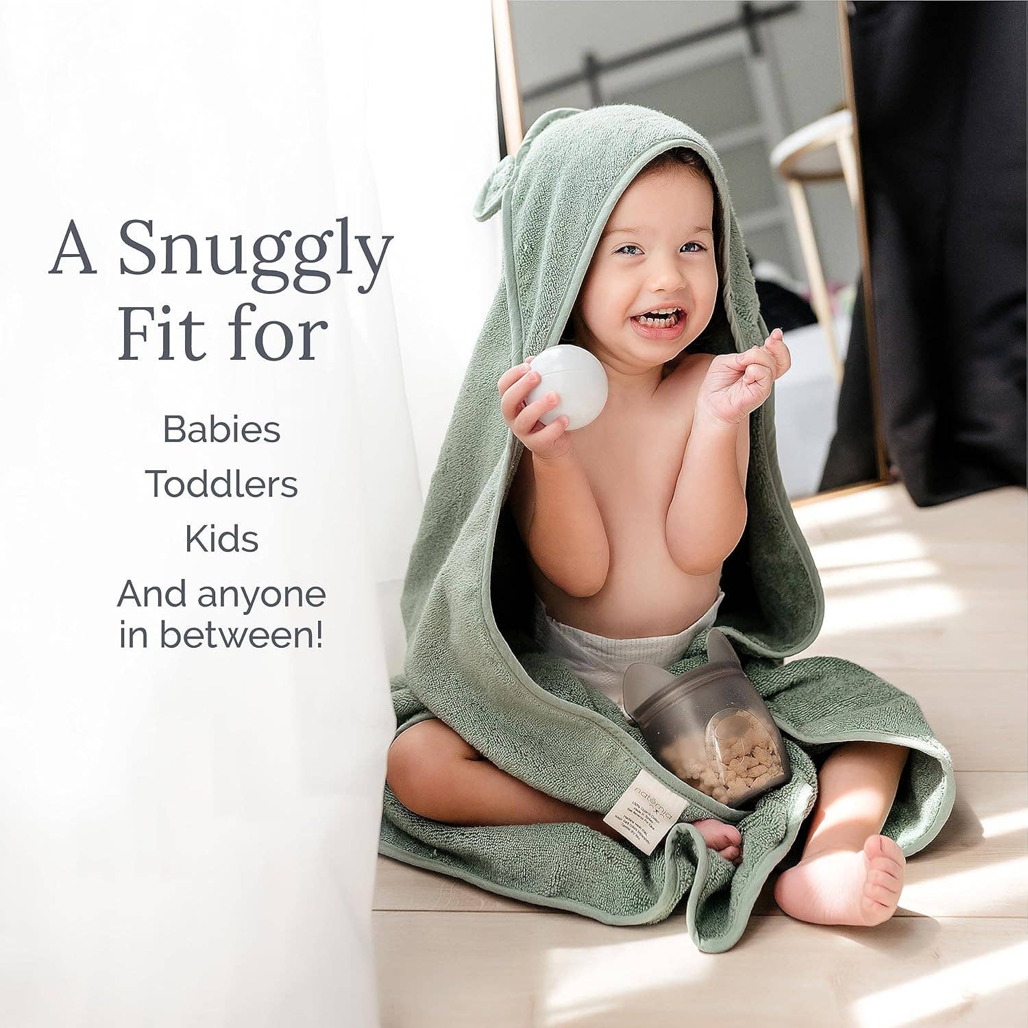 Natemia - Wholesale Hooded Towel - Kids & Baby - Organic Cotton Hooded Towel10