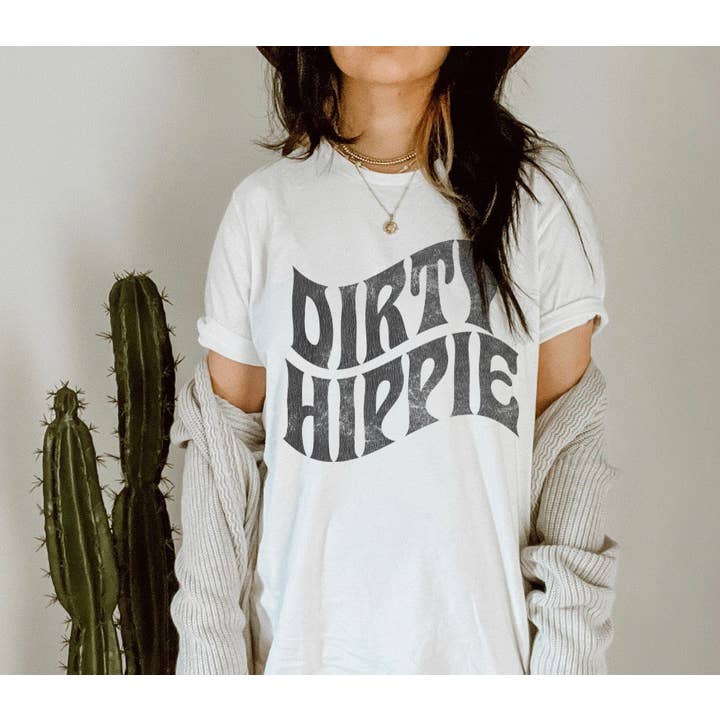 Monadnock Print & Embroidery - Wholesale Screen Printed T-Shirt - Women's - Dirty Hippie Graphic Tee